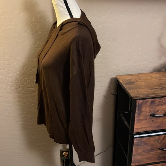 Very Soft Members Mark Cashmere Blend Sweater Hoodie - Picture 2 of 11